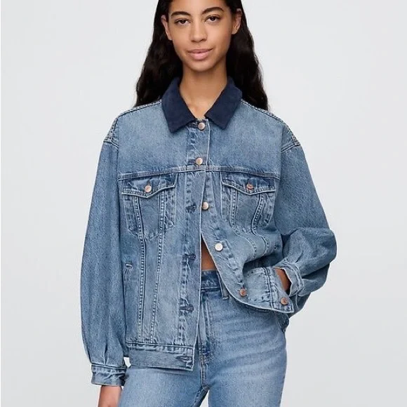 GAP x DÔEN Oversized Icon Denim Jacket - Picture 3 of 6